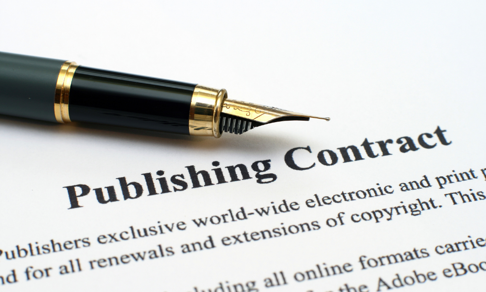 publishing contract for author